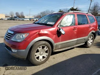 2009 Kia Borrego EX with VIN KNDJJ741695016197, listed as a Copart auction lot 44312165 with 217,492 mi miles and Salvage Title. Bid and sale history available at DreamBid. Image 1.