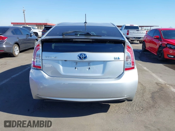 2013 Toyota Prius One with VIN JTDKN3DU1D5650005, listed as a IAAI auction lot 42040252 with 88,286 mi miles. Bid and sale history available at carsss.com. Image 16.