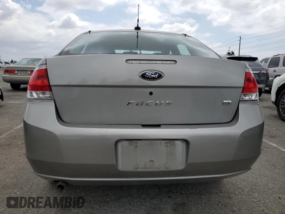 2008 Ford Focus SE with VIN 1FAHP35N38W190539, listed as a Copart auction lot 54682845 with 36,661 mi miles and Salvage Title. Bid and sale history available at carsss.com. Image 6.