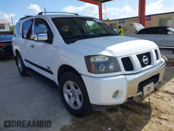 2006 Nissan Armada LE с VIN 5N1AA08B56N708050, выставлен на аукционе IAAI как лот 42413669 с пробегом 253 351 миль миль и . История ставок и продаж доступна на DreamBid. Изображение 1.