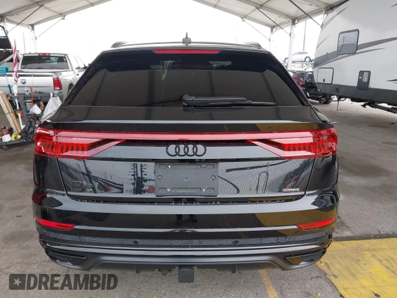 2021 Audi Q8 Premium Plus with VIN WA1EVAF1XMD033688, listed as a IAAI auction lot 42153256 with 41,701 mi miles and . Bid and sale history available at DreamBid. Image 17.