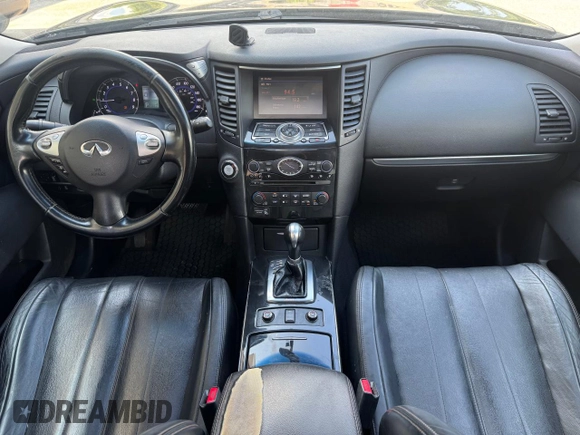 2014 Infiniti QX70 с VIN JN8CS1MW1EM411715, выставлен на аукционе Copart как лот 65465775 с пробегом 180 472 миль миль и Чистый • Clean title. История ставок и продаж доступна на DreamBid. Изображение 9.