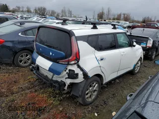 2023 Kia Soul LX with VIN KNDJ23AUXP7851208, listed as a Copart auction lot 45886345 with 55,787 mi miles and Salvage Title. Bid and sale history available at DreamBid. Image 3.