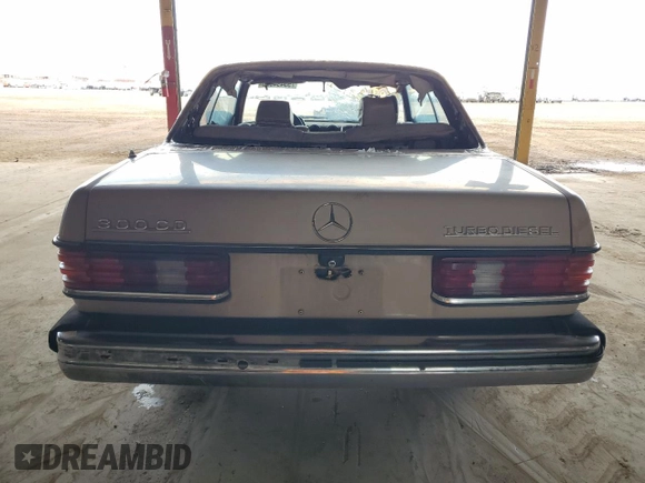1983 Mercedes-Benz 300 with VIN WDBAB53A5DB002223, listed as a Copart auction lot 55494905 with 295,666 mi miles and Clean Title. Bid and sale history available at DreamBid. Image 6.