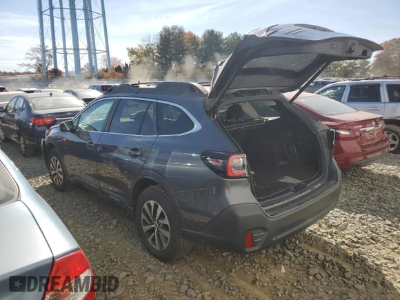 2020 Subaru Outback Premium with VIN 4S4BTAEC1L3246000, listed as a Copart auction lot 78042594 with 48,089 mi miles and Salvage title. Bid and sale history available at DreamBid. Image 2.