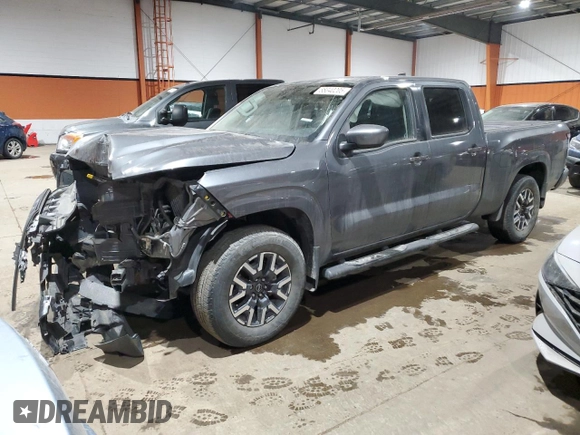 2022 Nissan Frontier SV with VIN 1N6ED1FK0NN688615, listed as a Copart auction lot 88040205 with 38,317 mi miles and Salvage Title. Bid and sale history available at carsss.com. Image 1.
