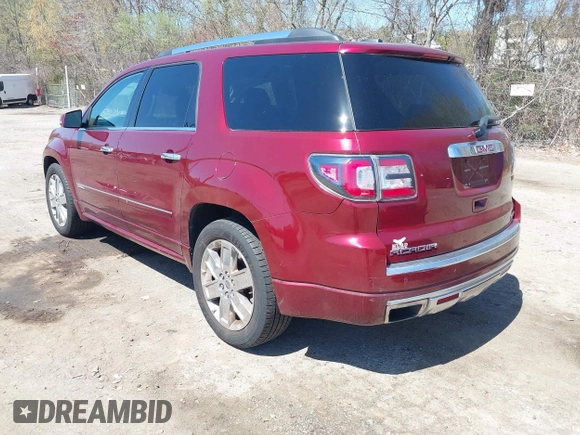 2016 GMC Acadia Denali with VIN 1GKKVTKD8GJ241499, listed as a IAAI auction lot 42092249 with 55,635 mi miles and . Bid and sale history available at DreamBid. Image 3.