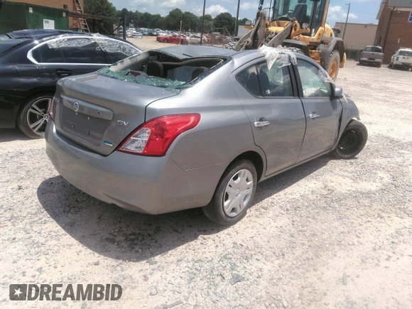 2012 Nissan Versa SV with VIN 3N1CN7AP1CL811531, listed as a IAAI auction lot 40465017 with 173,736 mi miles and . Bid and sale history available at DreamBid. Image 4.