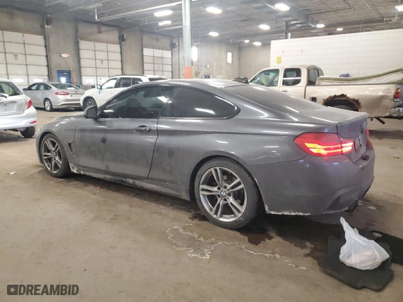 2015 BMW 4 Series 428i xDrive with VIN WBA3N5C59FK197568, listed as a Copart auction lot 46107035 with 171,239 mi miles and Salvage Title. Bid and sale history available at carsss.com. Image 2.