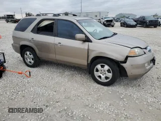 2004 Acura MDX with VIN 2HNYD18204H519600, listed as a Copart auction lot 77792274 with 214,793 mi miles and Salvage Title. Bid and sale history available at carsss.com. Image 4.