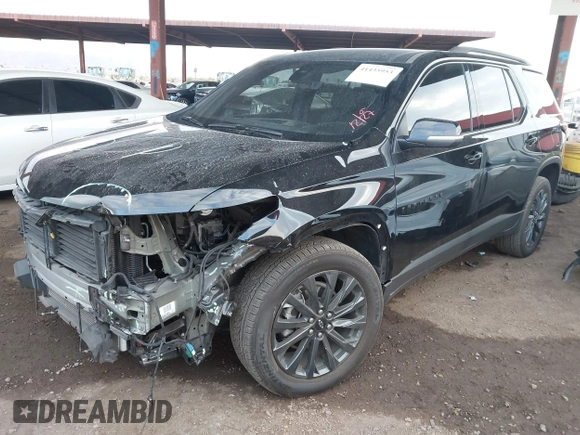 2023 Chevrolet Traverse RS z VIN 1GNEVJKW9PJ315101, wystawiony jako IAAI lot #41435953 z przebiegiem 24 264 mil mil oraz . Historia ofert i sprzedaży dostępna na DreamBid. Obrazek 2.