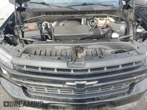2021 Chevrolet Silverado 1500 RST with VIN 1GCUYEEL8MZ225519, listed as a Copart auction lot 43184385 with 71,378 mi miles and Salvage Title. Bid and sale history available at carsss.com. Image 11.