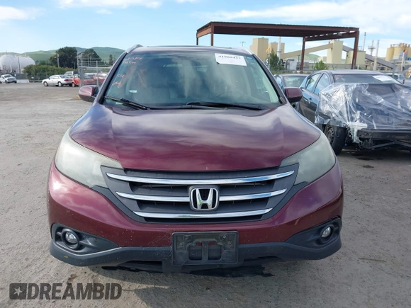 2012 Honda CR-V EX-L with VIN 5J6RM3H78CL014515, listed as a IAAI auction lot 41980437 with 209,421 mi miles. Bid and sale history available at carsss.com. Image 12.