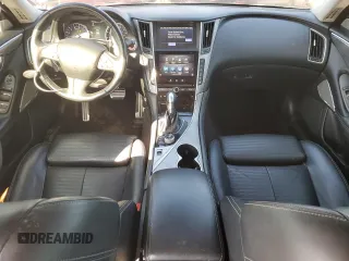 2017 Infiniti Q50 Red Sport 400 with VIN JN1FV7AP8HM850207, listed as a Copart auction lot 54381875 with 67,271 mi miles and Salvage Title. Bid and sale history available at carsss.com. Image 8.