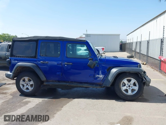 2018 Jeep Wrangler Unlimited Sport S z VIN 1C4HJXDG7JW299534, wystawiony jako IAAI lot #42321004 z przebiegiem 110 206 mil mil oraz . Historia ofert i sprzedaży dostępna na DreamBid. Obrazek 14.