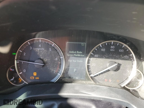 2020 Lexus RX with VIN 2T2HZMAAXLC154244, listed as a Copart auction lot 85499304 with 120,491 mi miles and Salvage Title. Bid and sale history available at carsss.com. Image 9.