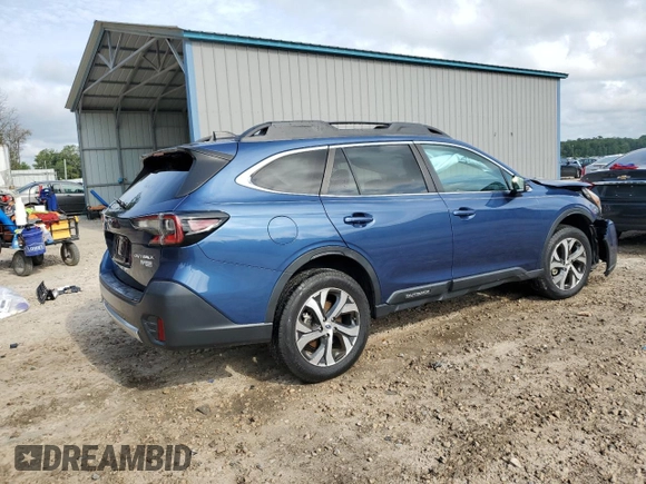 2022 Subaru Outback Limited with VIN 4S4BTANC3N3249791, listed as a Copart auction lot 56988285 with 27,666 mi miles and Non repairable. Bid and sale history available at DreamBid. Image 3.