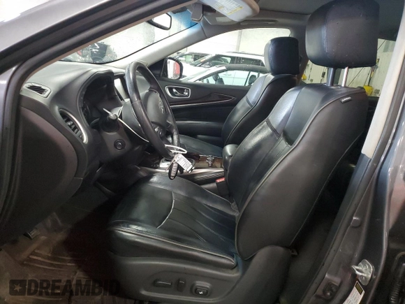 2015 Infiniti QX60 with VIN 5N1AL0MM1FC521353, listed as a Copart auction lot 53740475 with 149,750 mi miles and Salvage title. Bid and sale history available at DreamBid. Image 7.