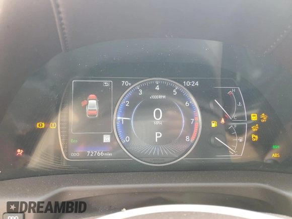2021 Lexus ES with VIN 58ADZ1B18MU106444, listed as a Copart auction lot 49621115 with 72,766 mi miles and Clean Title. Bid and sale history available at carsss.com. Image 9.