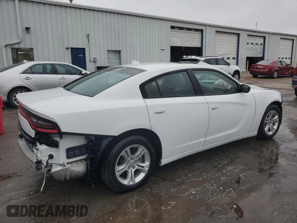 2023 Dodge Charger SXT with VIN 2C3CDXBG4PH701428, listed as a Copart auction lot 51634655 with 13,257 mi miles and Clean Title. Bid and sale history available at carsss.com. Image 3.