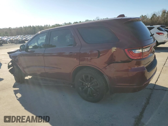 2020 Dodge Durango GT with VIN 1C4RDHDG3LC329764, listed as a Copart auction lot 84077484 with 110,320 mi miles and Salvage title. Bid and sale history available at DreamBid. Image 2.