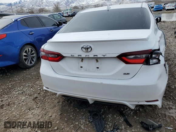 2021 Toyota Camry SE Nightshade with VIN 4T1G11AK1MU477175, listed as a Copart auction lot 50266855 with 72,528 mi miles and Salvage Title. Bid and sale history available at carsss.com. Image 6.