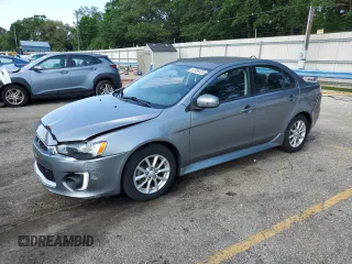 2016 Mitsubishi Lancer ES with VIN JA32U2FU4GU001415, listed as a Copart auction lot 52986635 with 76,738 mi miles and Salvage title. Bid and sale history available at DreamBid. Image 1.