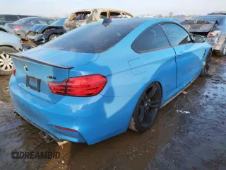 2017 BMW M4 with VIN WBS3R9C57HK709595, listed as a Copart auction lot 31288012 with 0 mi miles. Bid and sale history available at carsss.com. Image 4.