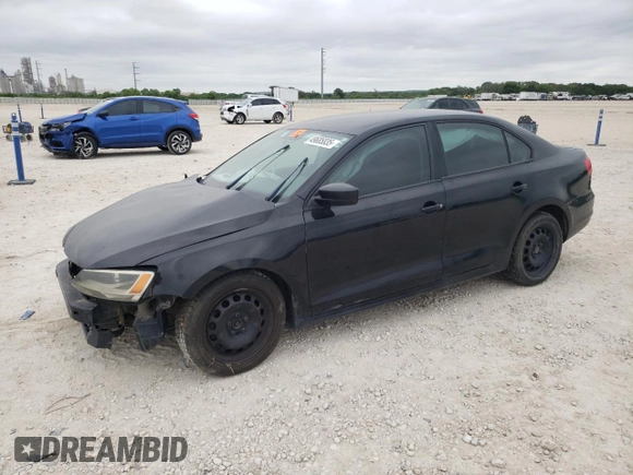 2015 Volkswagen Jetta S with VIN 3VW2K7AJ5FM414316, listed as a Copart auction lot 49685835 with 104,789 mi miles and Salvage title. Bid and sale history available at DreamBid. Image 1.
