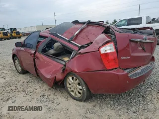 2008 Kia Sedona EX with VIN KNDMB233686265088, listed as a Copart auction lot 74372544 with 0 mi miles and Salvage Title. Bid and sale history available at carsss.com. Image 2.