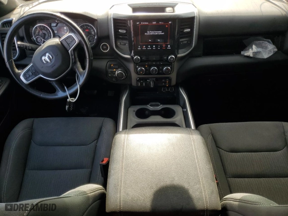 2021 Ram 1500 Big Horn with VIN 1C6RRFBG4MN722100, listed as a Copart auction lot 43730795 with 63,171 mi miles and Non Repairable. Bid and sale history available at carsss.com. Image 8.