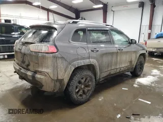 2019 Jeep Cherokee Trailhawk Elite with VIN 1C4PJMBX4KD138598, listed as a Copart auction lot 45204255 with 135,557 mi miles and Salvage Title. Bid and sale history available at carsss.com. Image 3.