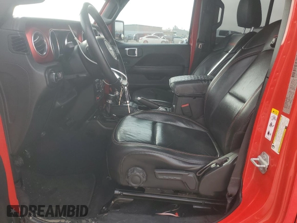 2018 Jeep Wrangler Unlimited Rubicon z VIN 1C4HJXFN3JW148119, wystawiony jako Copart lot #85839454 z przebiegiem Nie podano mil oraz Szkoda całkowita • Salvage title. Historia ofert i sprzedaży dostępna na DreamBid. Obrazek 7.