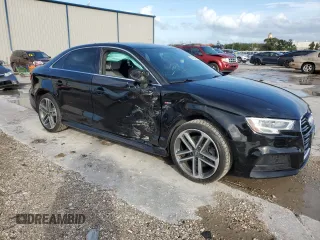 2017 Audi A3 Sedan Premium Plus with VIN WAUGUGFF1H1043157, listed as a Copart auction lot 79195484 with 64,068 mi miles and Salvage Title. Bid and sale history available at carsss.com. Image 4.