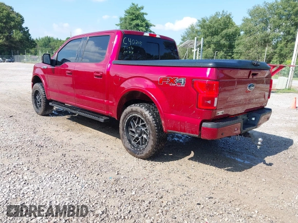 2018 Ford F-150 XL with VIN 1FTEW1EG4JFC40215, listed as a IAAI auction lot 42717993 with 93,820 mi miles and . Bid and sale history available at DreamBid. Image 3.