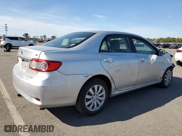 2013 Toyota Corolla L with VIN 5YFBU4EE6DP151767, listed as a Copart auction lot 53931975 with 108,097 mi miles and Salvage Title. Bid and sale history available at carsss.com. Image 3.