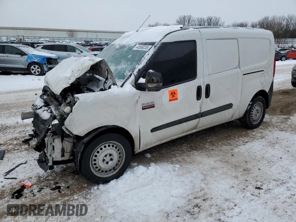 2016 Ram ProMaster City Cargo Tradesman with VIN ZFBERFAT1G6B72705, listed as a Copart auction lot 44569235 with 229,148 mi miles and Clean title. Bid and sale history available at DreamBid. Image 1.