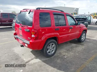 2004 Jeep Liberty Limited with VIN 1J4GL58KX4W323414, listed as a IAAI auction lot 41913205 with 180,014 mi miles. Bid and sale history available at carsss.com. Image 4.