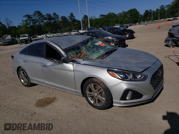 2019 Hyundai Sonata SEL with VIN 5NPE34AFXKH820017, listed as a Copart auction lot 51326955 with 141,345 mi miles and Salvage Title. Bid and sale history available at DreamBid. Image 4.