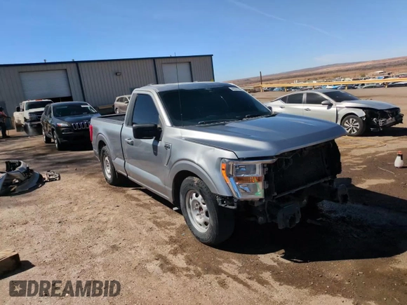 2021 Ford F-150 XL with VIN 1FTMF1C50MKD81601, listed as a Copart auction lot 49331765 with 65,702 mi miles and Salvage title. Bid and sale history available at DreamBid. Image 14.
