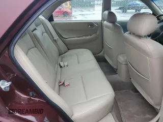 2001 Mazda 626 LX with VIN 1YVGF22D615249099, listed as a Copart auction lot 80753104 with 72,308 mi miles and Salvage Title. Bid and sale history available at carsss.com. Image 10.