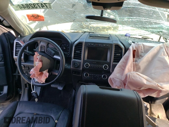 2021 Ford Expedition Max Platinum with VIN 1FMJK1MT4MEA59923, listed as a Copart auction lot 74732844 with Not provided miles and Salvage title. Bid and sale history available at DreamBid. Image 8.