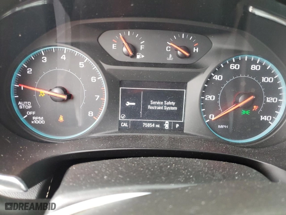 2020 Chevrolet Malibu LT with VIN 1G1ZD5ST4LF045615, listed as a Copart auction lot 45857225 with 75,854 mi miles and Non Repairable. Bid and sale history available at carsss.com. Image 9.