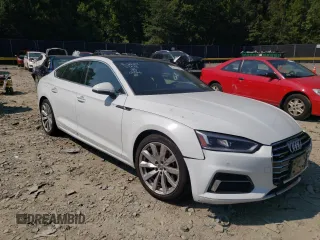 2018 Audi A5 Sportback Premium Plus with VIN WAUBNCF57JA026635, listed as a Copart auction lot 65127943 with 61,829 mi miles. Bid and sale history available at carsss.com. Image 4.