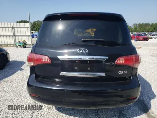 2011 Infiniti QX56 8-passenger with VIN JN8AZ2NC3B9301292, listed as a Copart auction lot 64829454 with 175,001 mi miles and Salvage Title. Bid and sale history available at carsss.com. Image 6.