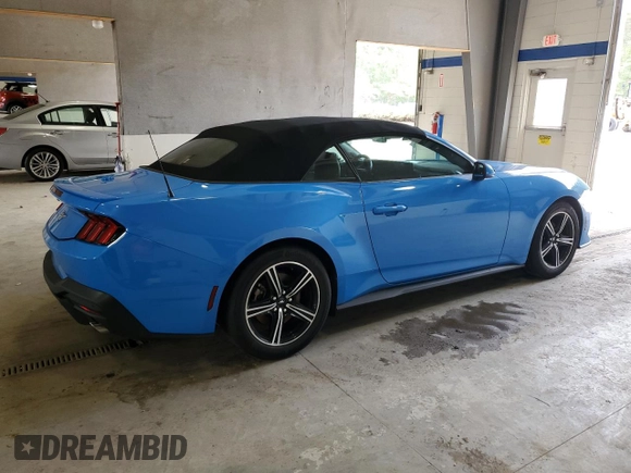 2024 Ford Mustang EcoBoost with VIN 1FAGP8UH7R5132543, listed as a Copart auction lot 60214145 with 21,728 mi miles and Clean title. Bid and sale history available at DreamBid. Image 3.