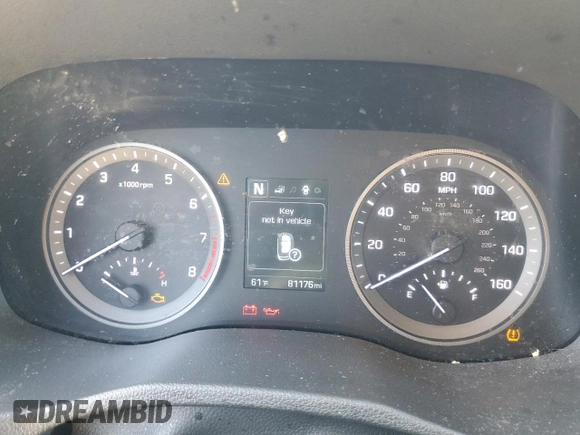 2016 Hyundai Tucson Limited with VIN KM8J3CA29GU036099, listed as a Copart auction lot 51819014 with 81,176 mi miles and Clean Title. Bid and sale history available at carsss.com. Image 9.