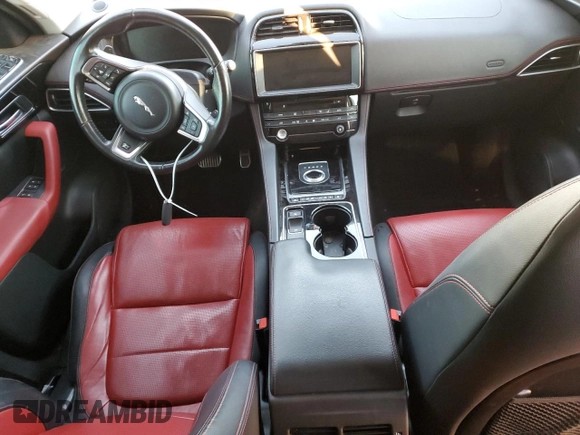 2017 Jaguar F-Pace 20d R-Sport with VIN SADCL2BN0HA088311, listed as a Copart auction lot 89003185 with Not Provided miles and Clean Title. Bid and sale history available at DreamBid. Image 8.
