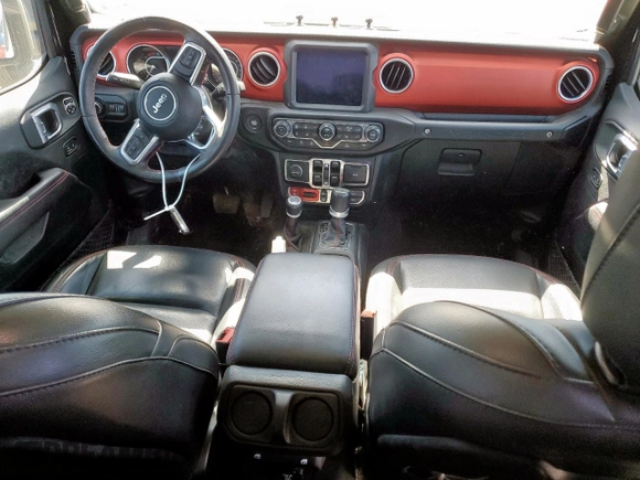 2021 Jeep Wrangler Unlimited Rubicon with VIN 1C4JJXFM9MW565029, listed as a Copart auction lot 44030695 with 76,510 mi miles and Salvage Title. Bid and sale history available at carsss.com. Image 8.