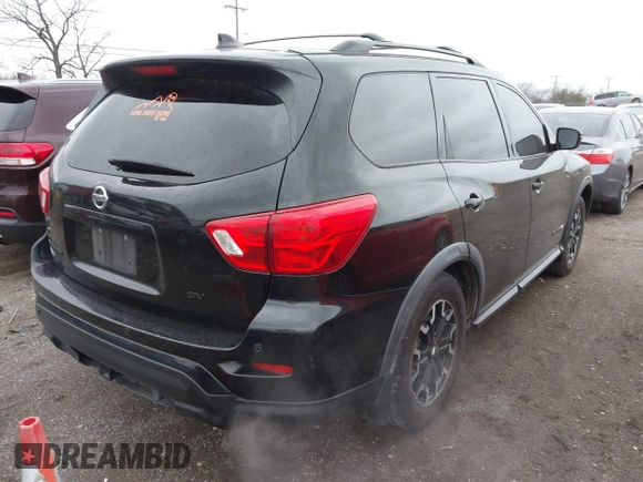 2020 Nissan Pathfinder SV with VIN 5N1DR2BN3LC584694, listed as a IAAI auction lot 41836601 with 110,837 mi miles and . Bid and sale history available at DreamBid. Image 4.